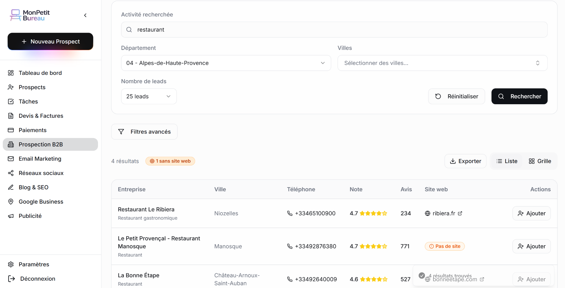 Capture MonPetitBureau